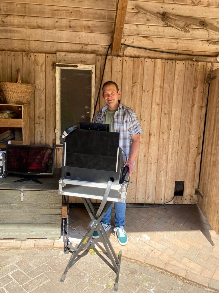 Sommerhitze DJ Lars Meckfessel kleine Anlage